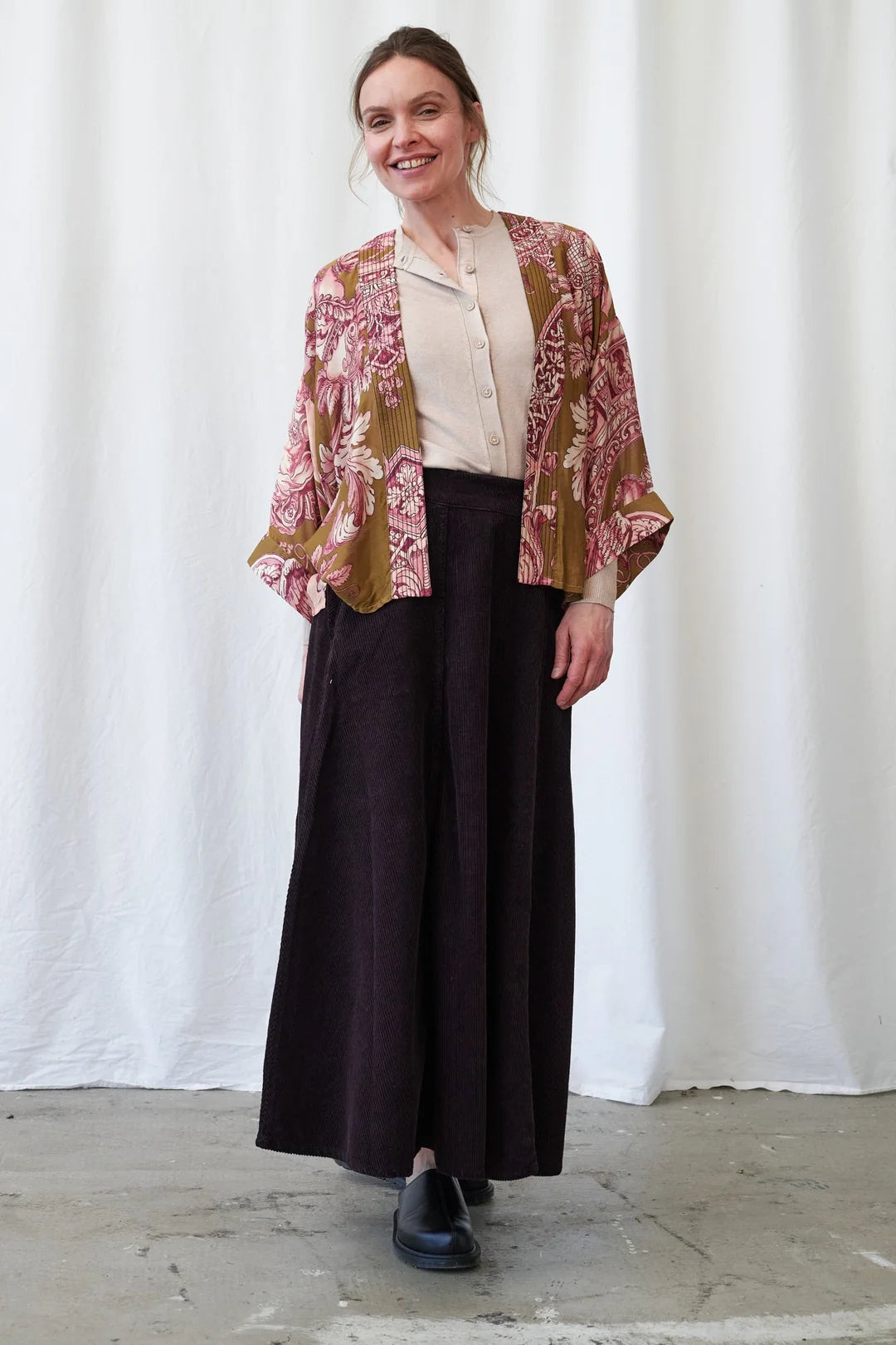 Angels Olive Kimono