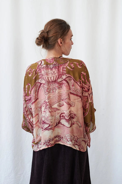 Angels Olive Kimono