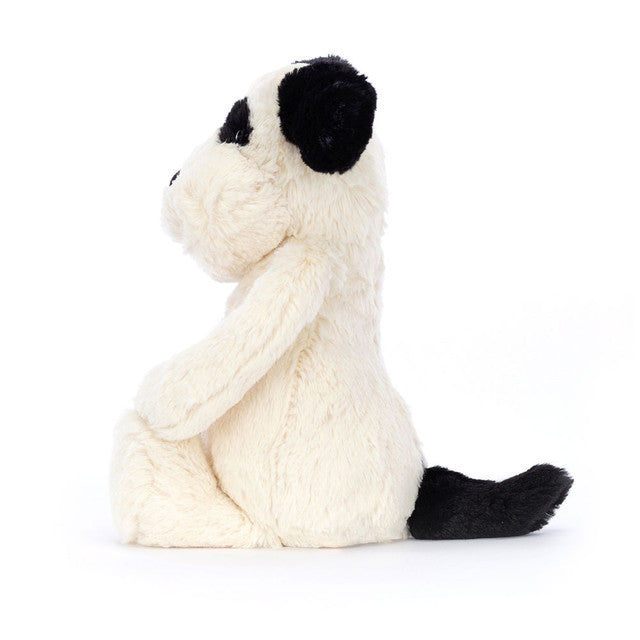 Bashful Black & Cream Puppy  - Medium