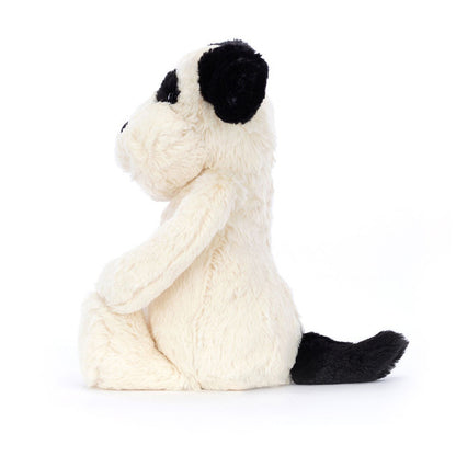 Bashful Black & Cream Puppy  - Medium