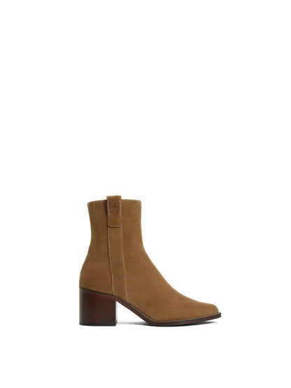 Womens Heeled Ludlow Ankle Boot Suede