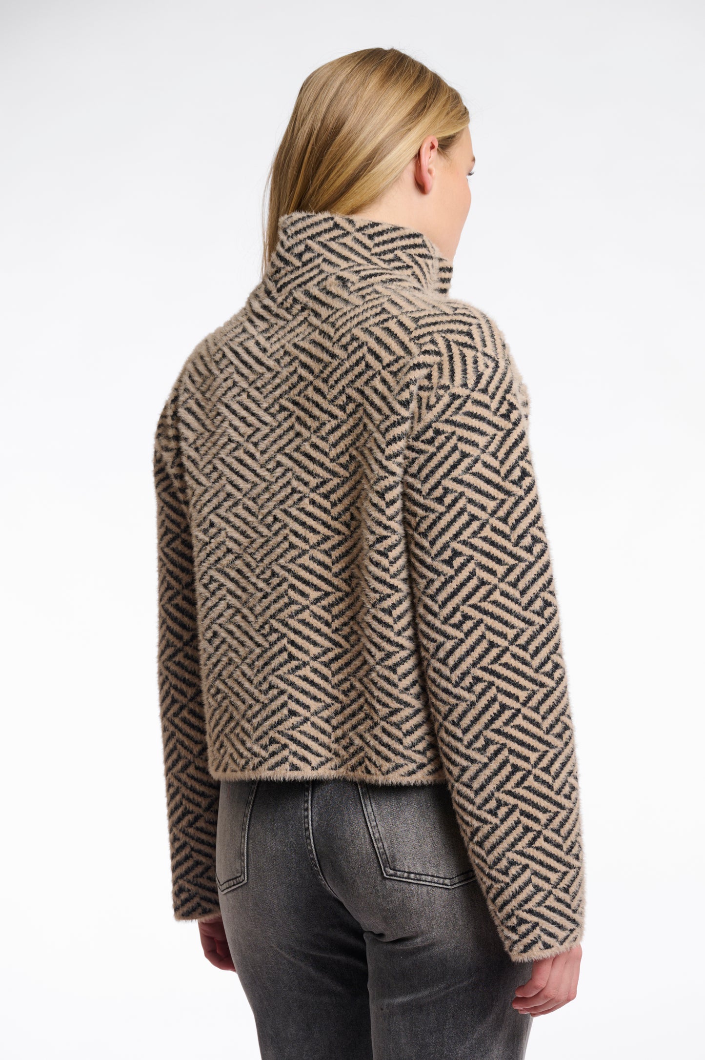 Short double breasted jacket