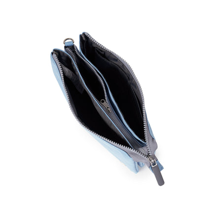 Carnaby Crossbody in Retro Blue Canvas