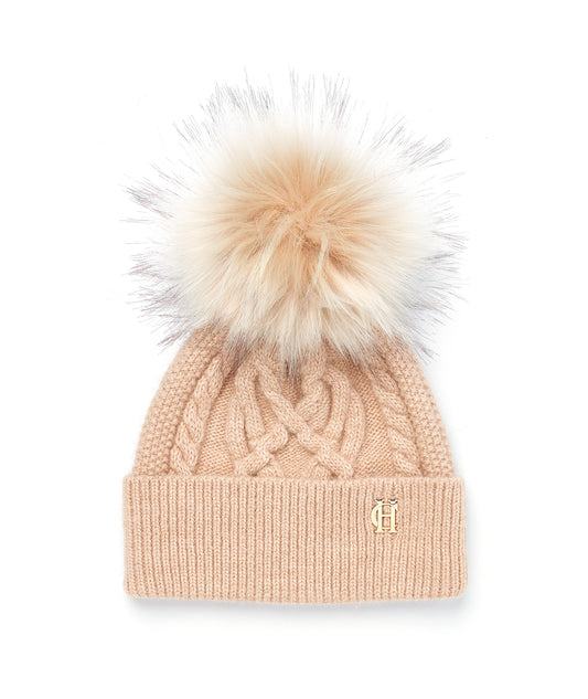 Cortina Bobble Hat (Camel Champagne)