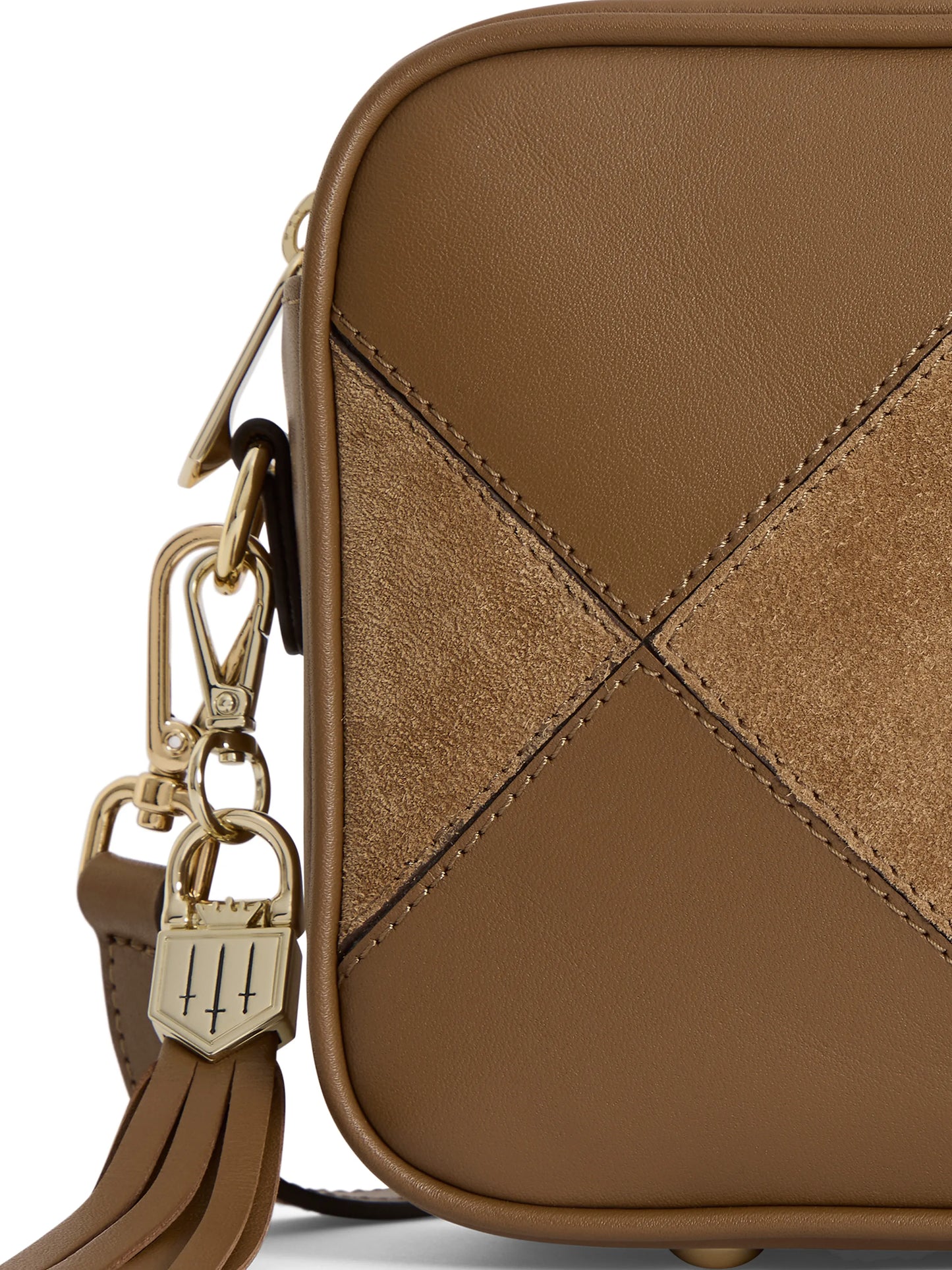 Finsbury Cross Body Bag Harlequin Suede