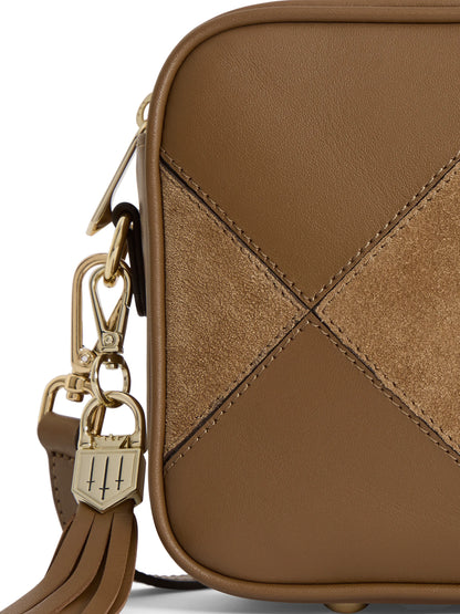Finsbury Cross Body Bag Harlequin Suede