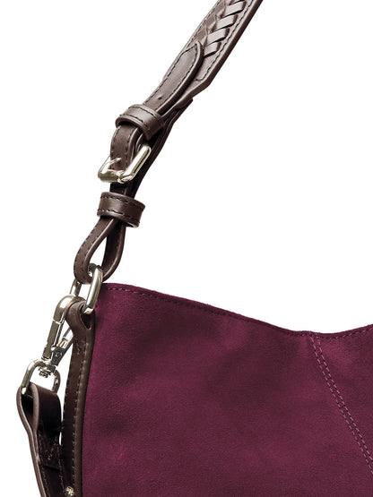 Mini Tetbury Handbag Suede - Elderberry