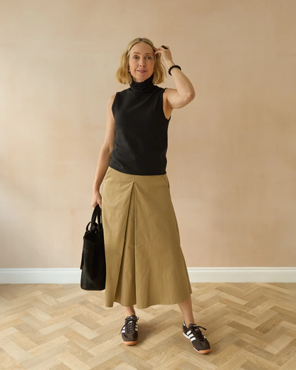 Tamara Skirt Dark Beige S/M
