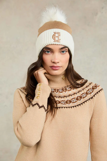 Chelsea Bobble Hat -  Camel