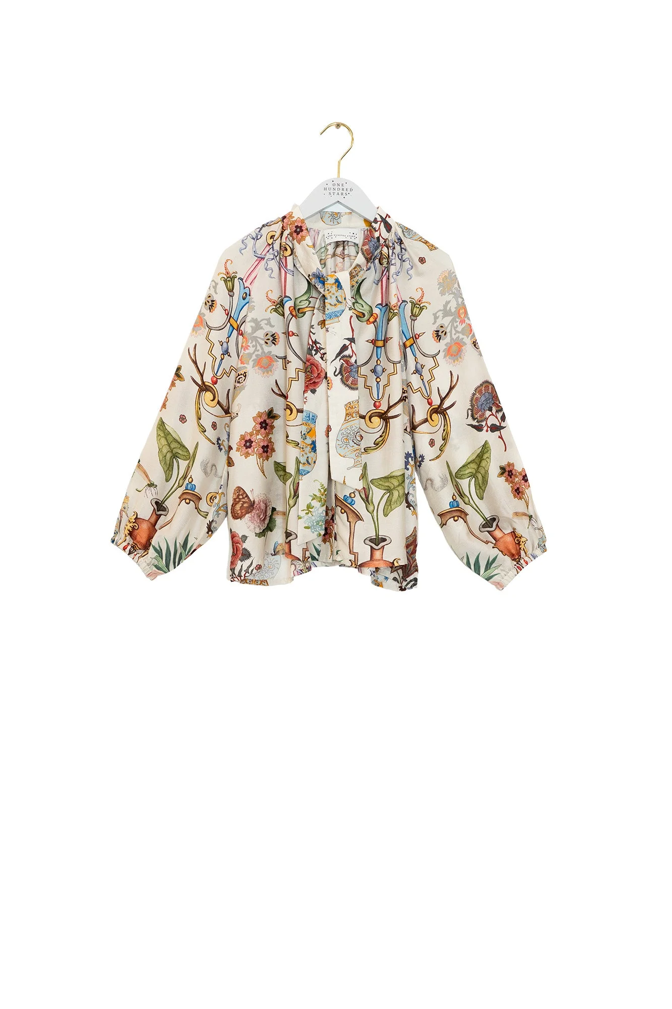 Cornucopia Ivory Pussy Bow Blouse S/M