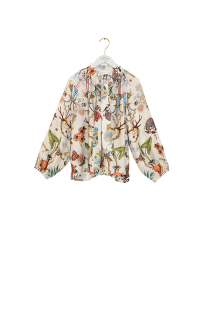 Cornucopia Ivory Pussy Bow Blouse S/M
