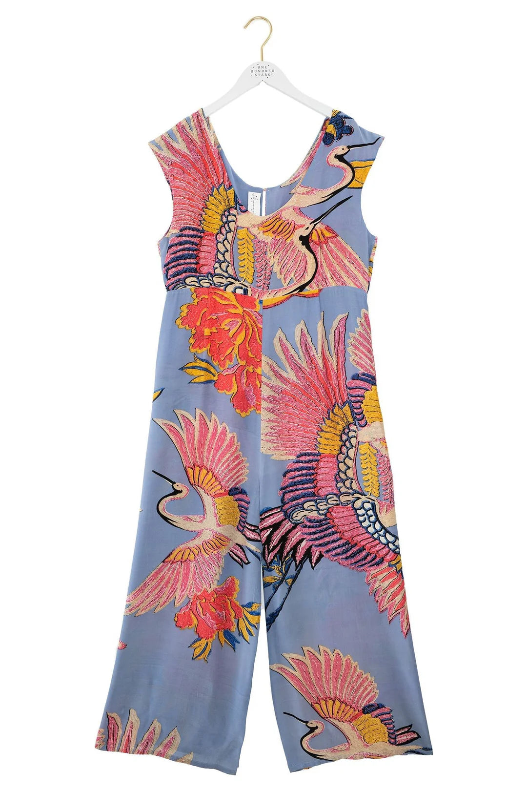 Crane Periwinkle Jumpsuit - One Size