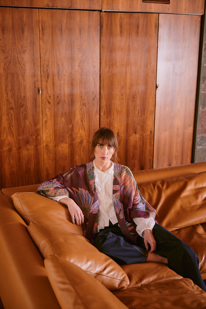 Crane Plum Kimono