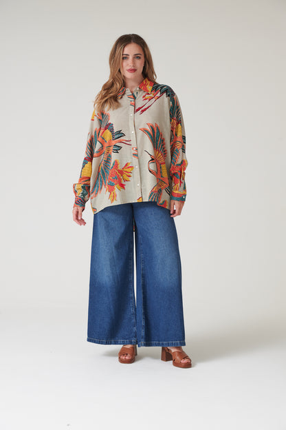 Crane Stone Oversized Shirt