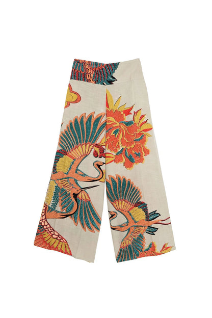 Crane Stone Palazzo Pants - S/M