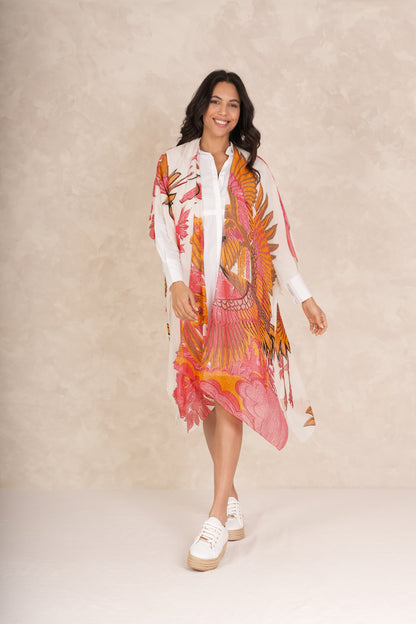 Crane Ecru Throwover