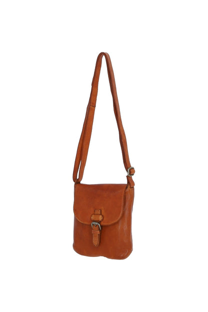 Small Leather Flight Bag - Tan