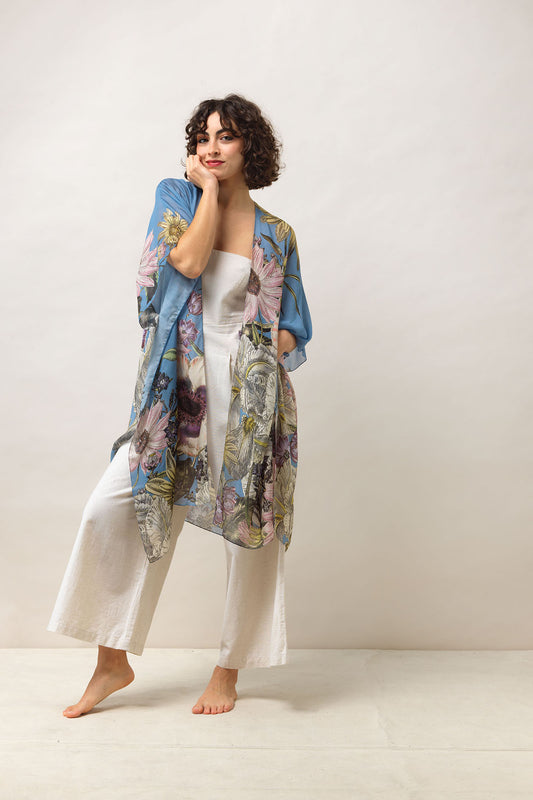 Throwover Daisy Blue