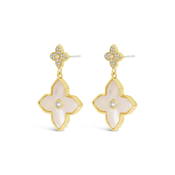 18K Gold Plated Earrings With Cubic Zirconia Stones