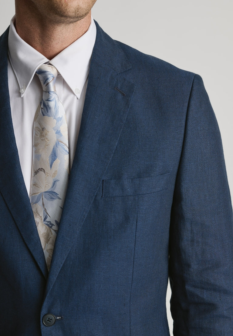 Tailored Fit Eastwood Navy Suit Jacket
