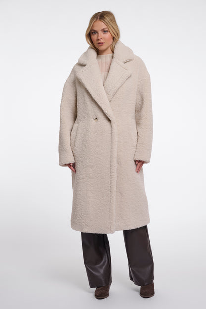 Double Breasted Teddy Coat