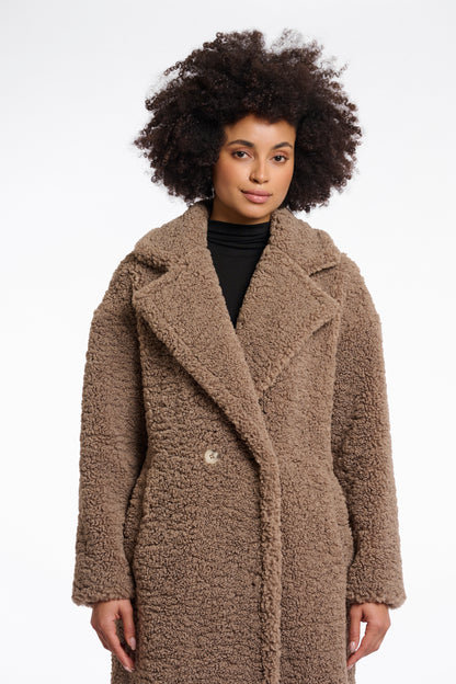 Double Breasted Teddy Coat