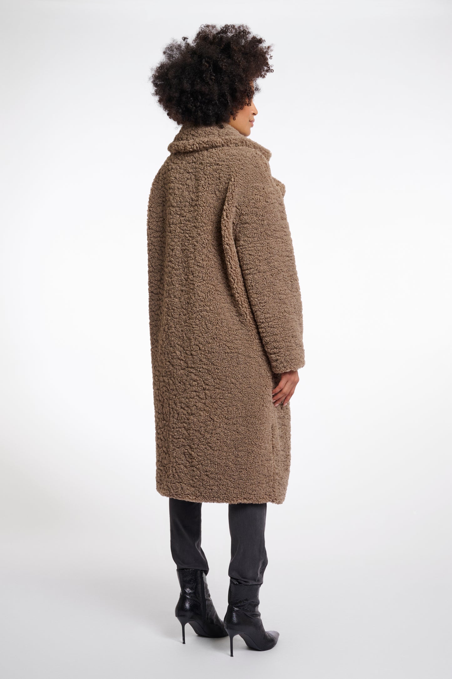 Double Breasted Teddy Coat
