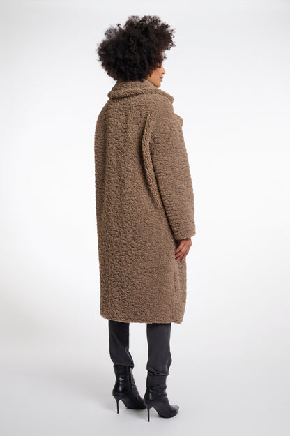 Double Breasted Teddy Coat