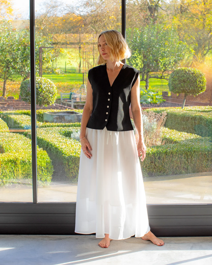 Peta Waistcoat Black M/L