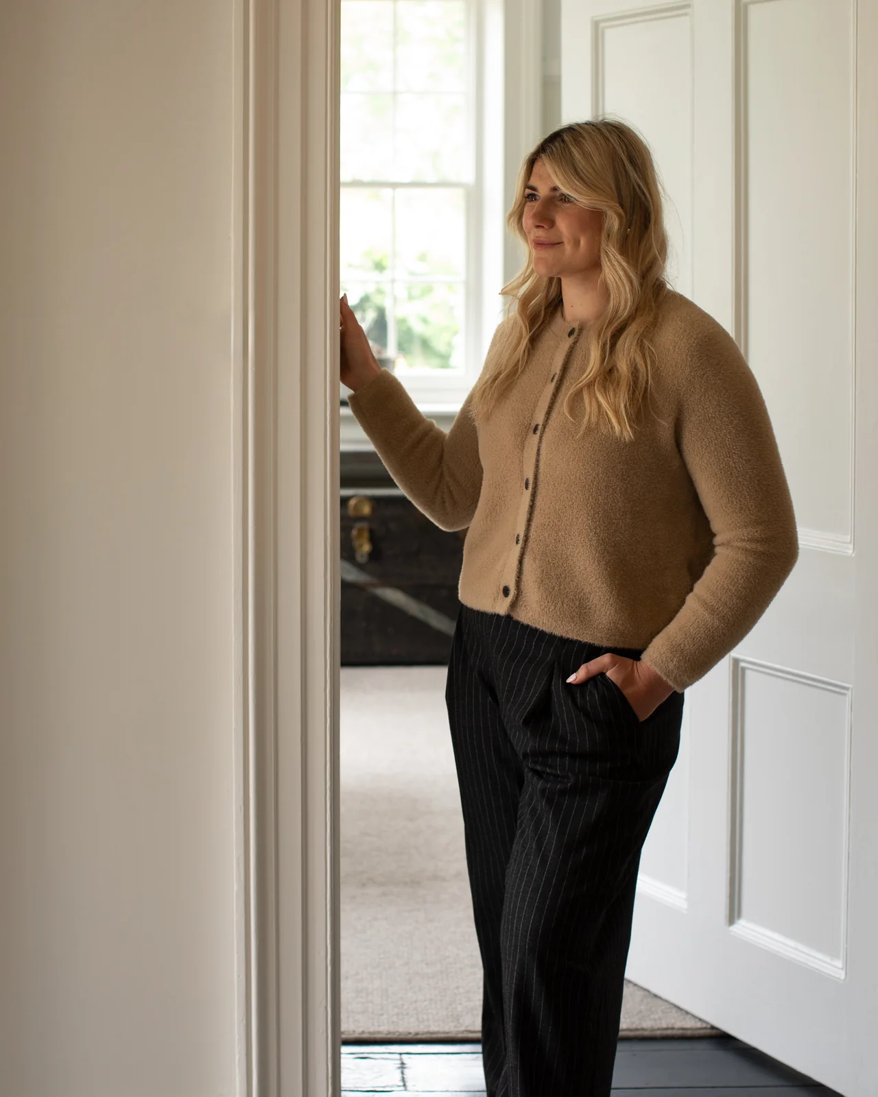 Mary Cardigan Light Tan