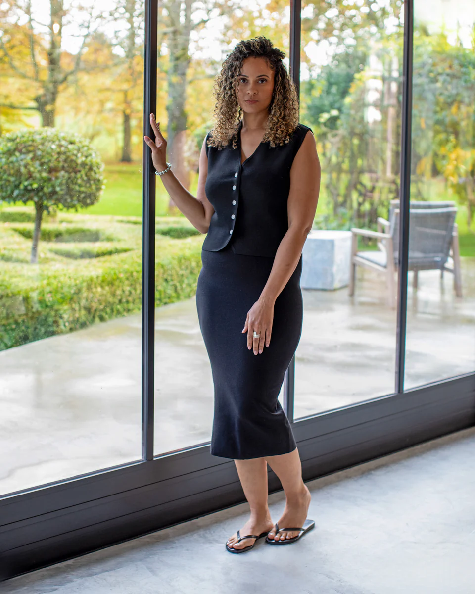 Peta Waistcoat Black M/L