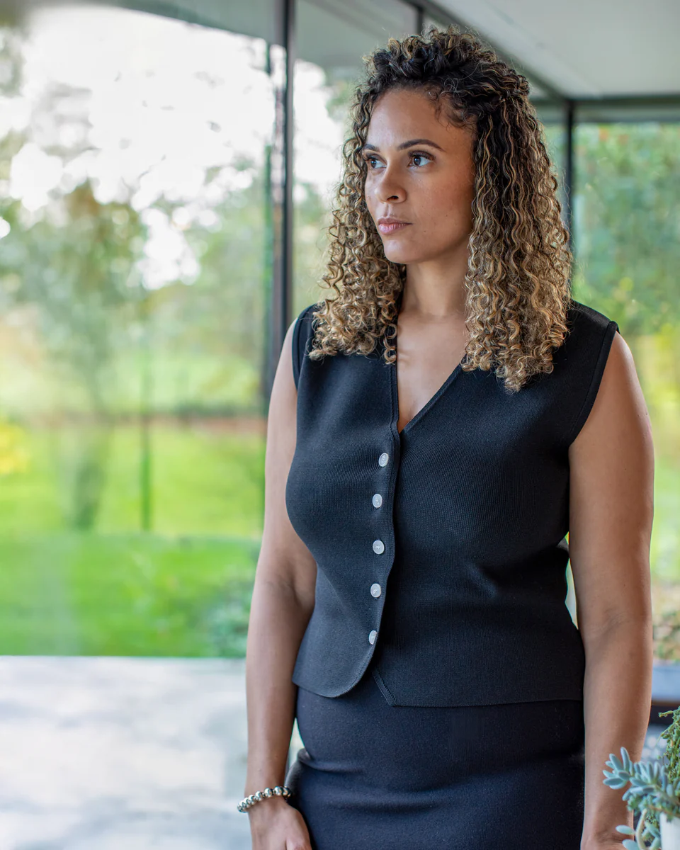 Peta Waistcoat Black M/L
