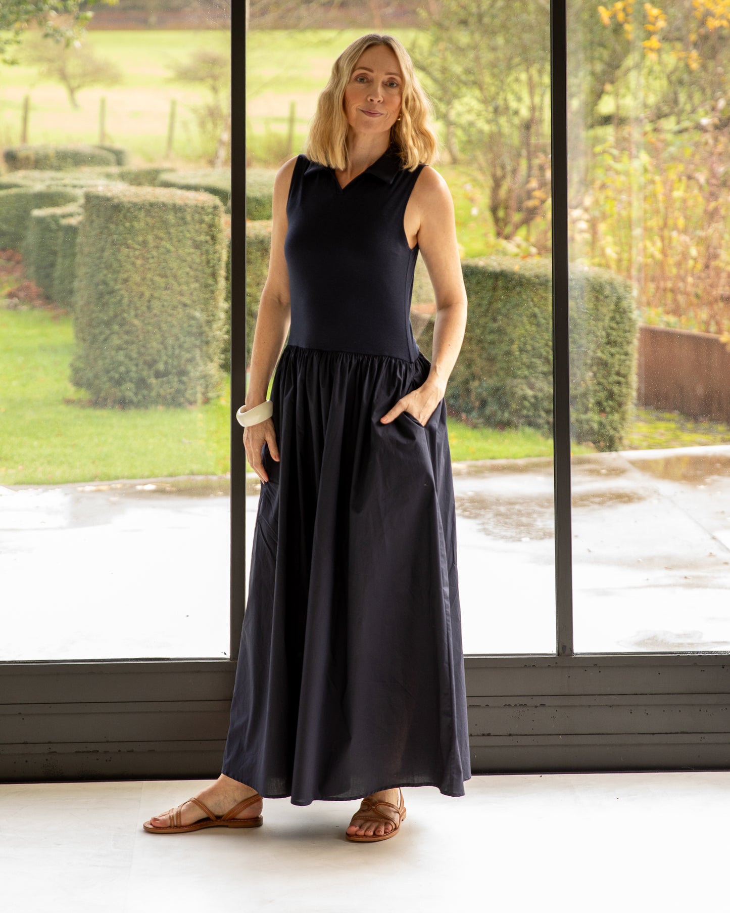 Tracey Dress - Navy