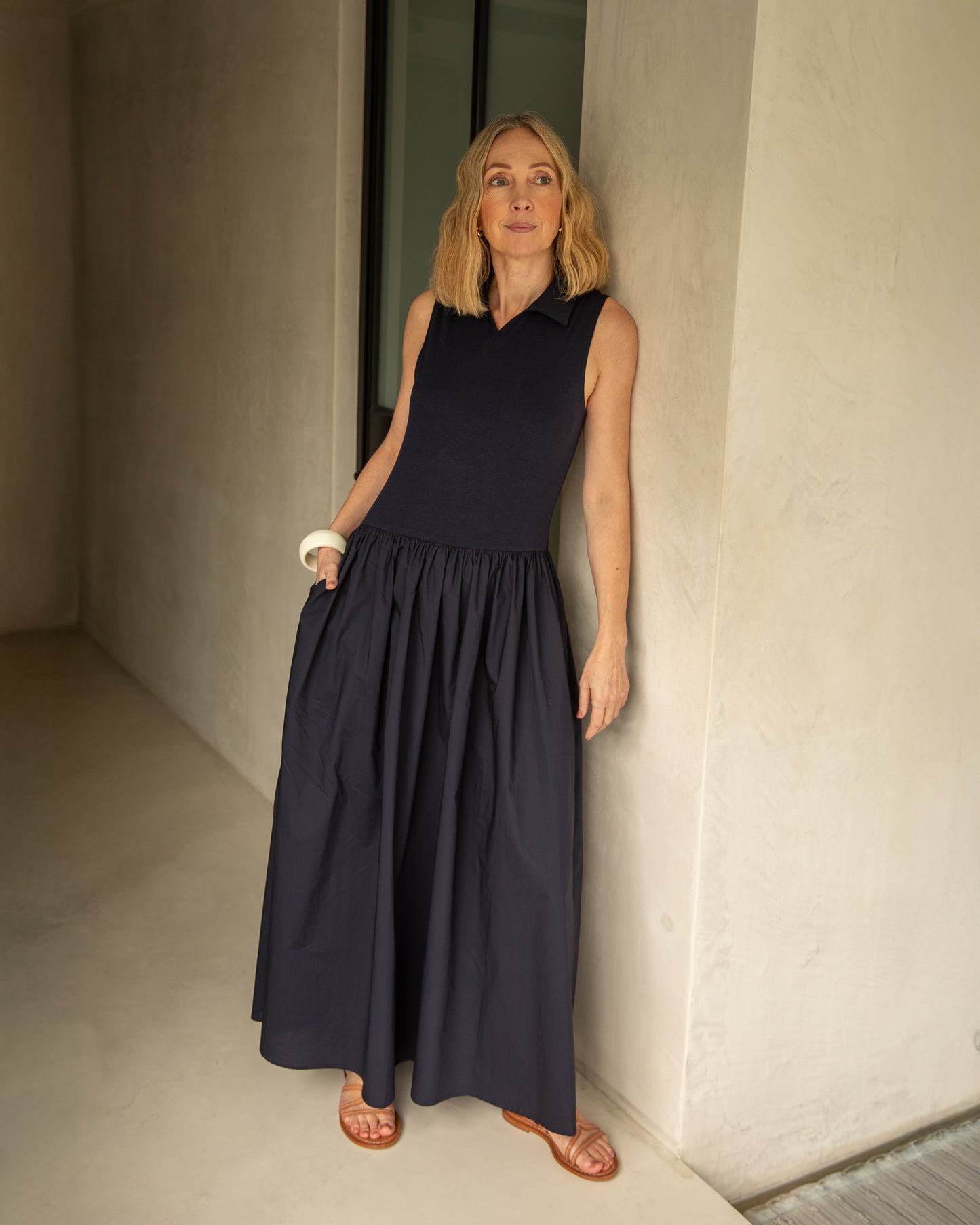Tracey Dress - Navy