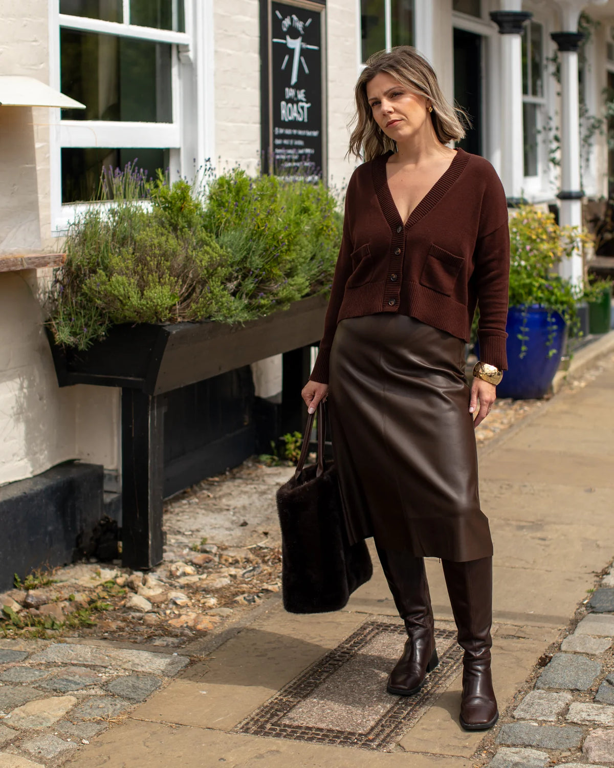 Myla Skirt Chocolate - S/M