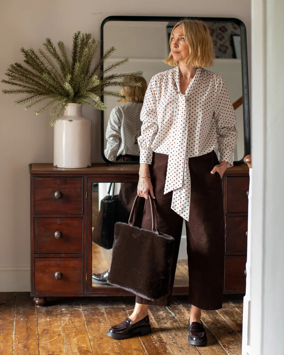 Michelle Shirt Spot - Tobacco