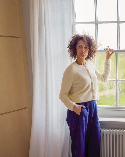 Mary Cardigan Ivory