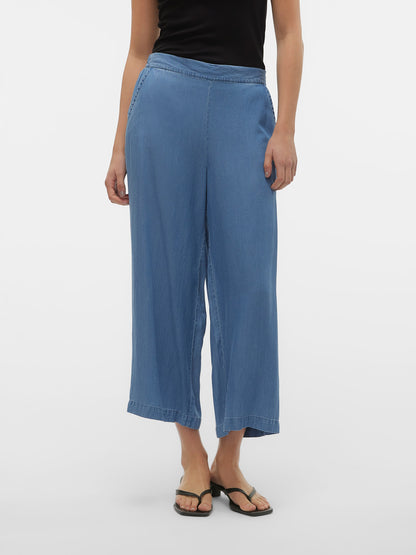Bree Mid Rise Culotte Trousers