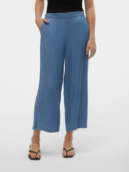 Bree Mid Rise Culotte Trousers