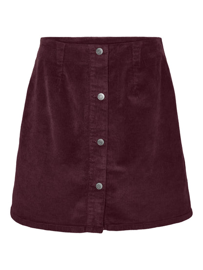 Etta Short Cord Skater Skirt