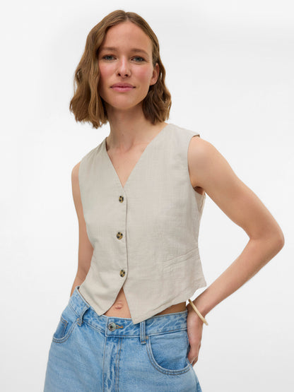 Caia Waistcoat Vest Top