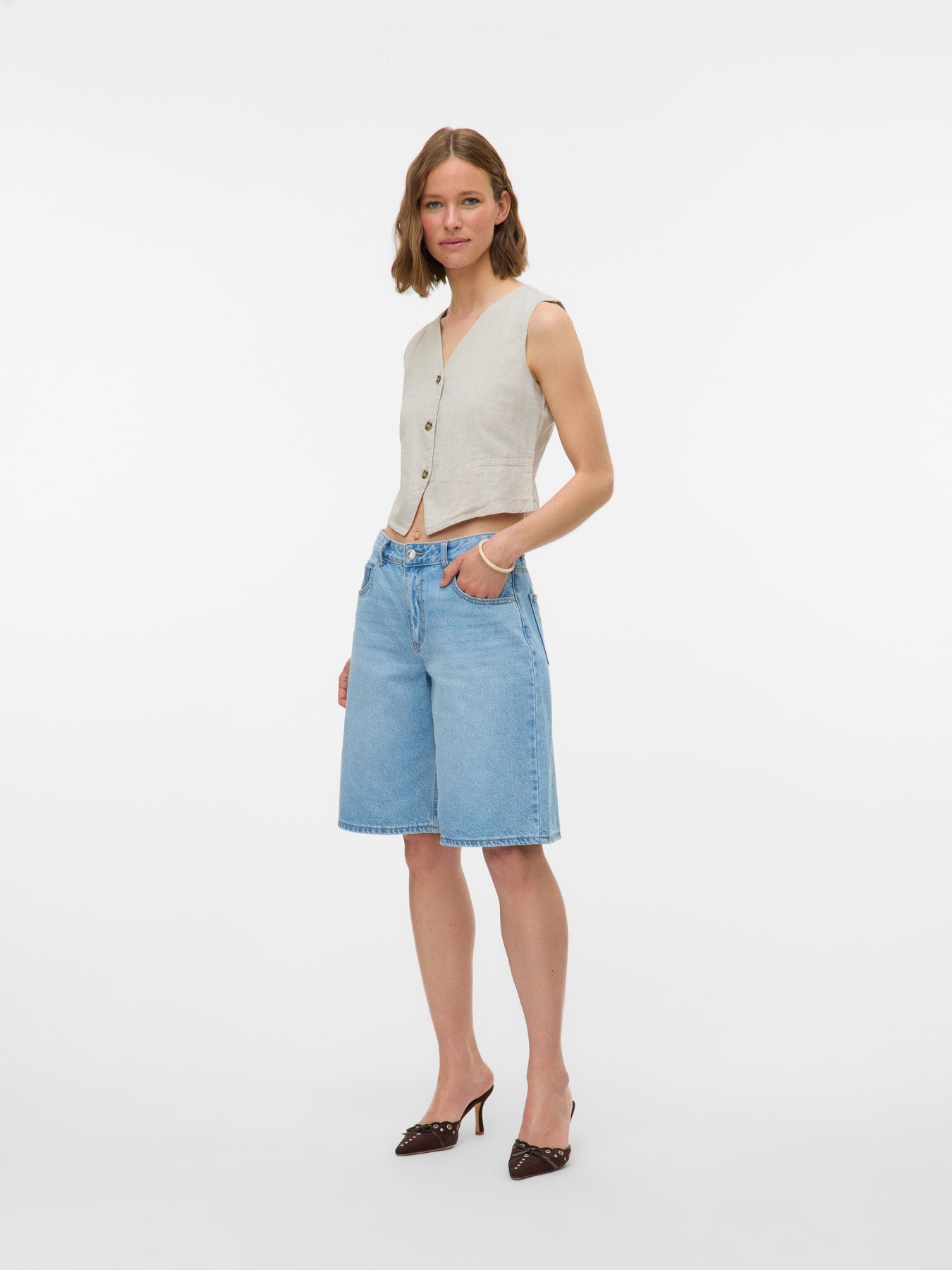 Caia Waistcoat Vest Top