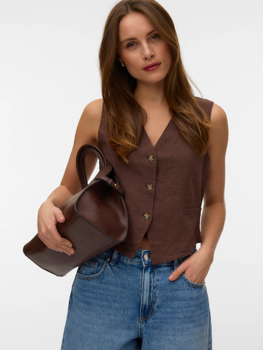 Caia Waistcoat Vest Top