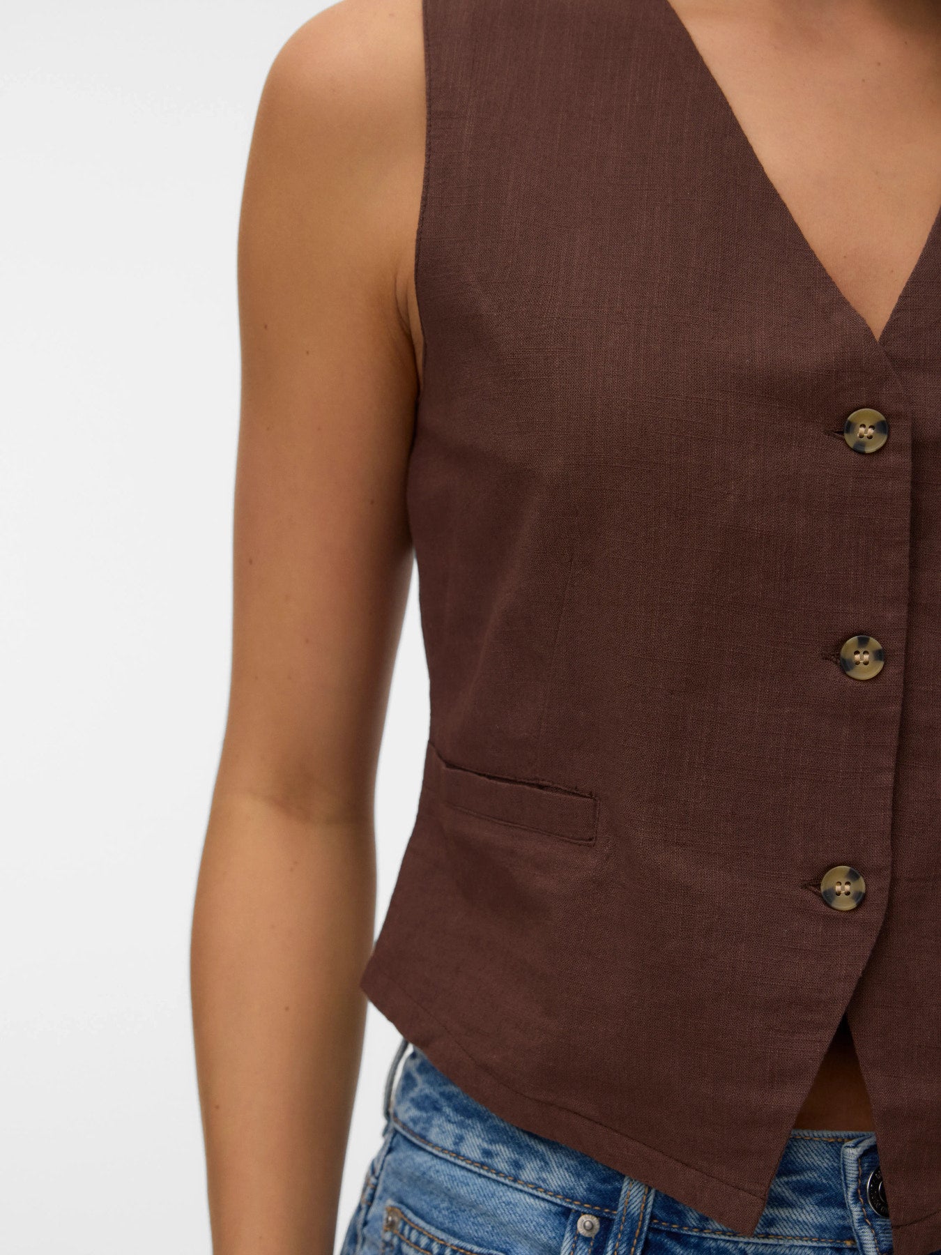 Caia Waistcoat Vest Top