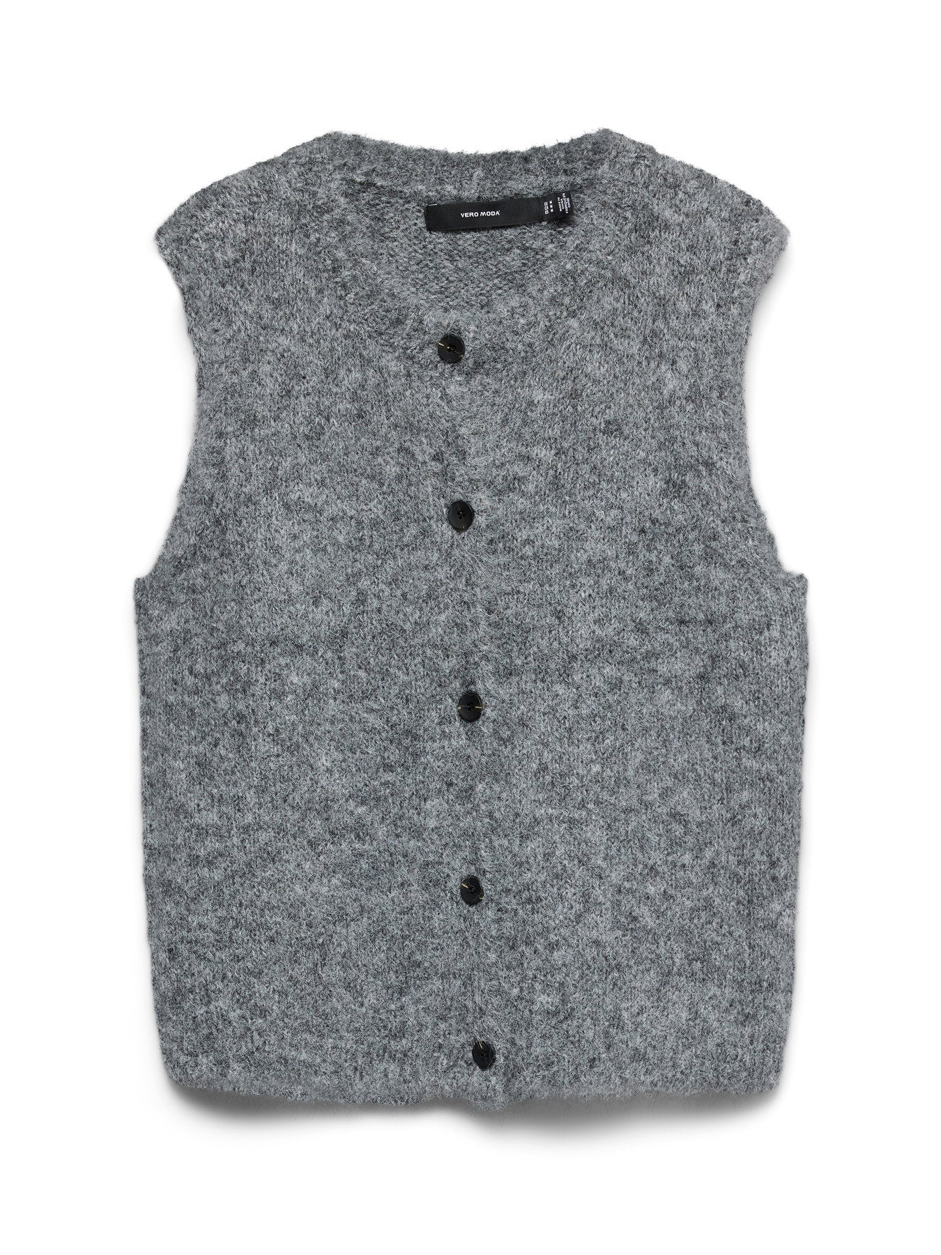 Novah O-Neck Button Vest