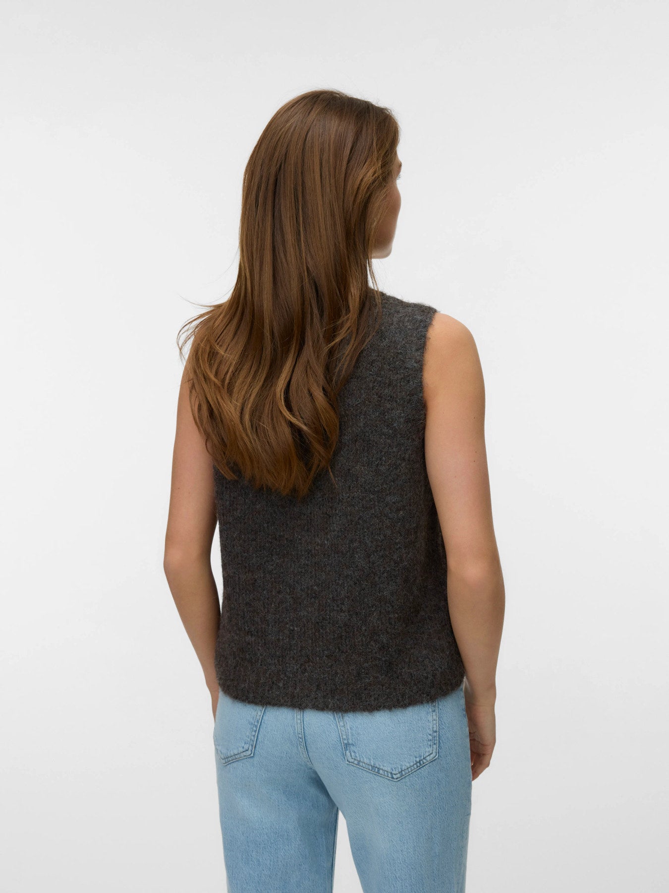 Novah O-Neck Button Vest