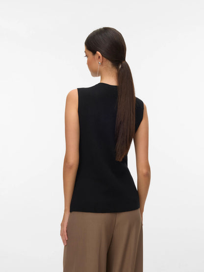 Saba Button Vest Top