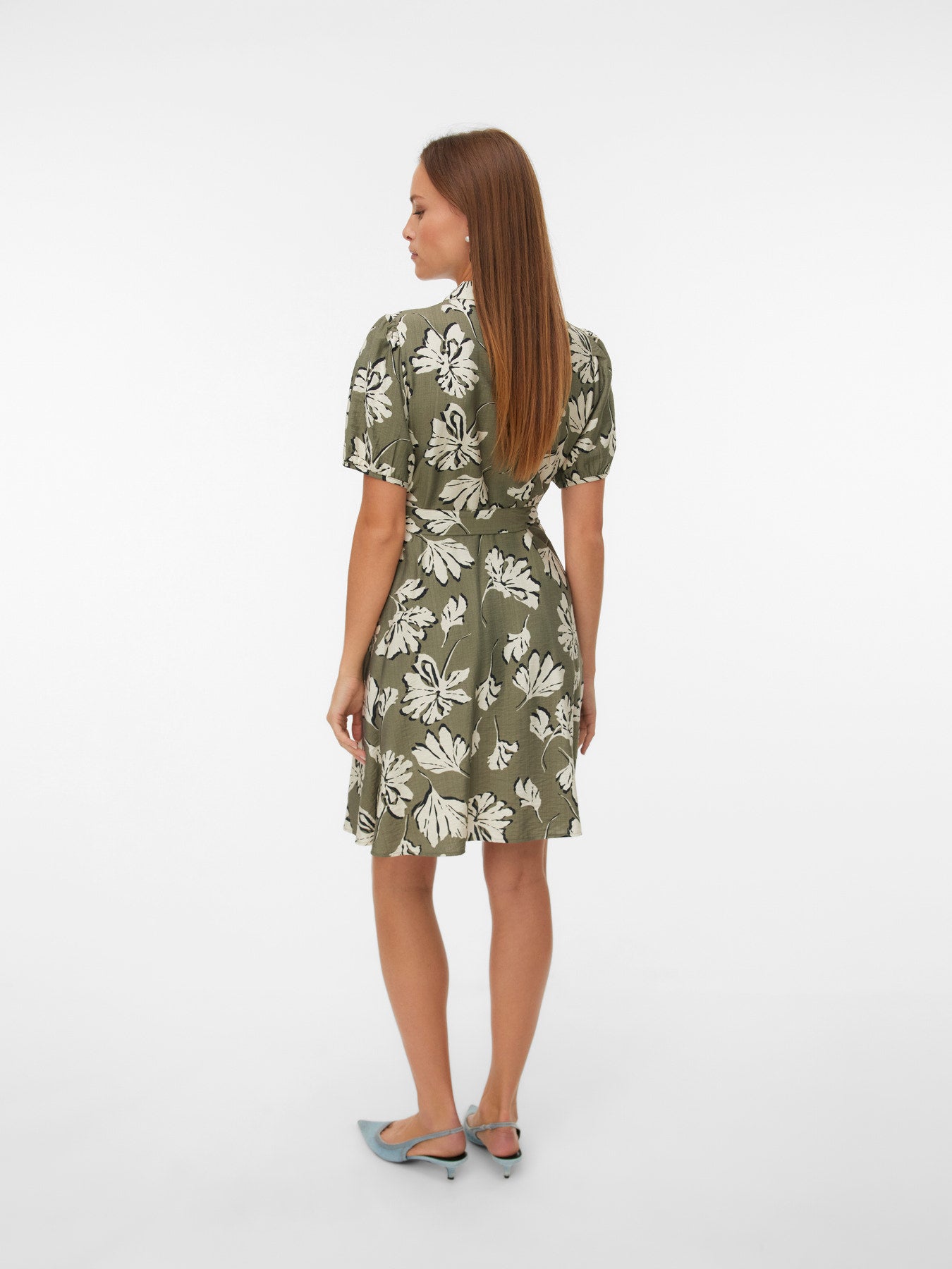 Jennifer Short Sleeve Shirt Dress