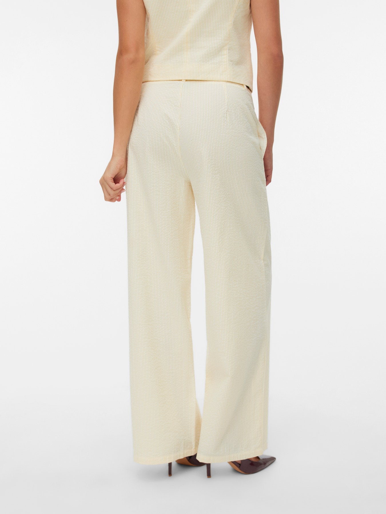 Pira Seersucker Wide Leg Pant
