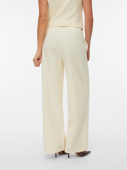 Pira Seersucker Wide Leg Pant